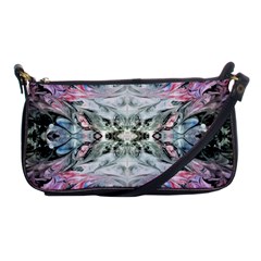 Abstract Waves IV Shoulder Clutch Bag