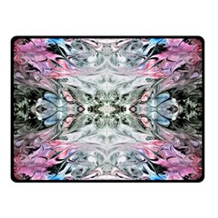 Abstract Waves IV Double Sided Fleece Blanket (Small) 