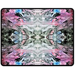 Abstract Waves IV Double Sided Fleece Blanket (Medium) 