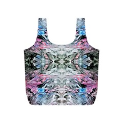 Abstract Waves IV Full Print Recycle Bag (S)