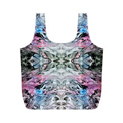 Abstract Waves IV Full Print Recycle Bag (M)