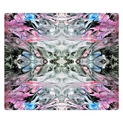 Abstract Waves IV Double Sided Flano Blanket (Small) 