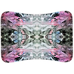 Abstract Waves Iv Velour Seat Head Rest Cushion by kaleidomarblingart