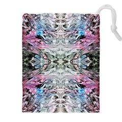 Abstract Waves IV Drawstring Pouch (4XL)