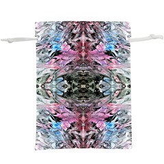 Abstract Waves-mixed Media  Lightweight Drawstring Pouch (xl) by kaleidomarblingart