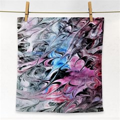 Abstract Waves Module Face Towel by kaleidomarblingart