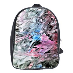 Abstract Waves Module School Bag (large) by kaleidomarblingart