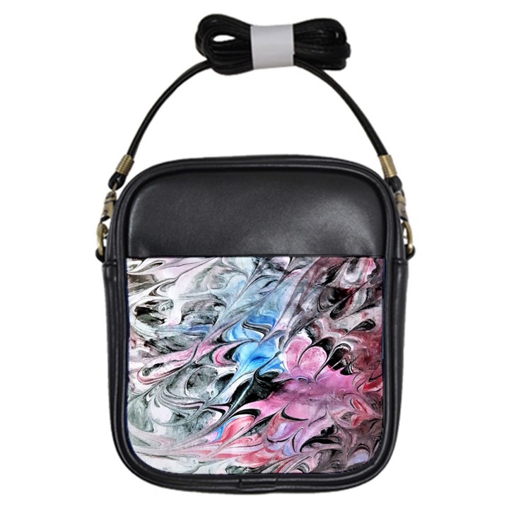 Abstract waves module Girls Sling Bag