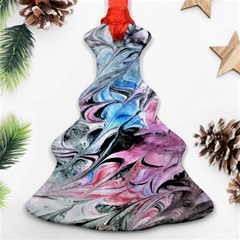 Abstract Waves Module Christmas Tree Ornament (two Sides)