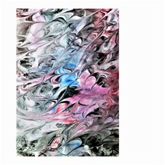 Abstract Waves Module Small Garden Flag (two Sides) by kaleidomarblingart