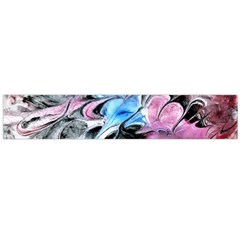 Abstract Waves Module Large Flano Scarf 