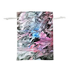 Abstract Waves Module Lightweight Drawstring Pouch (m) by kaleidomarblingart