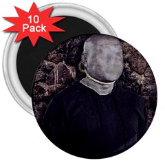 No Face Hanged Creepy Poster 3  Magnets (10 Pack)  by dflcprintsclothing