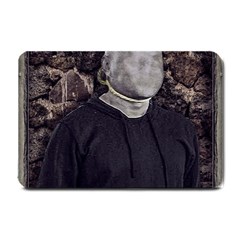 No Face Hanged Creepy Poster Small Doormat  by dflcprintsclothing