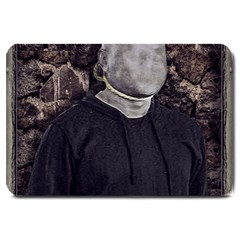 No Face Hanged Creepy Poster Large Doormat  by dflcprintsclothing