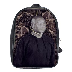 No Face Hanged Creepy Poster School Bag (large) by dflcprintsclothing