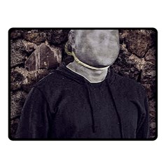 No Face Hanged Creepy Poster Fleece Blanket (small) by dflcprintsclothing