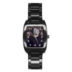 No Face Hanged Creepy Poster Stainless Steel Barrel Watch