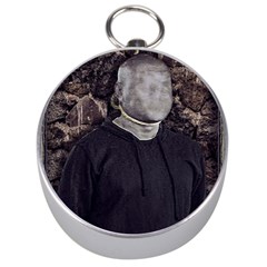 No Face Hanged Creepy Poster Silver Compasses by dflcprintsclothing