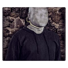 No Face Hanged Creepy Poster Double Sided Flano Blanket (small)  by dflcprintsclothing