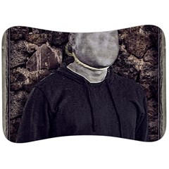 No Face Hanged Creepy Poster Velour Seat Head Rest Cushion by dflcprintsclothing