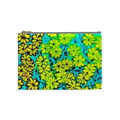 Chrysanthemums Cosmetic Bag (medium) by Hostory