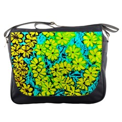 Chrysanthemums Messenger Bag by Hostory