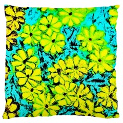 Chrysanthemums Large Cushion Case (two Sides)