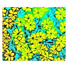 Chrysanthemums Double Sided Flano Blanket (small)  by Hostory