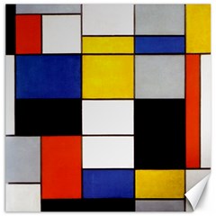 Composition A By Piet Mondrian Canvas 12  X 12  by impacteesstreetweareight