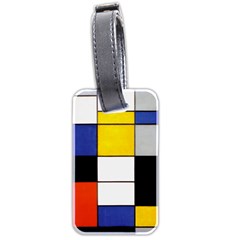 Composition A By Piet Mondrian Luggage Tag (two sides)