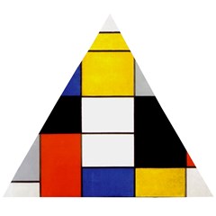 Composition A By Piet Mondrian Wooden Puzzle Triangle by impacteesstreetweareight