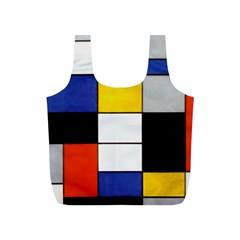 Composition A By Piet Mondrian Full Print Recycle Bag (s) by impacteesstreetweareight