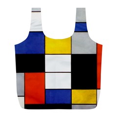 Composition A By Piet Mondrian Full Print Recycle Bag (L)