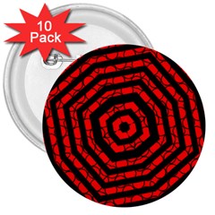 Phase Three 3  Buttons (10 Pack)  by impacteesstreetweareight