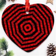 Phase Three Heart Ornament (two Sides) by impacteesstreetweareight