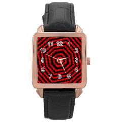 Phase Three Rose Gold Leather Watch  by impacteesstreetweareight