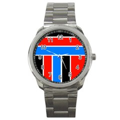 Crossing Lines Sport Metal Watch by impacteesstreetweareight