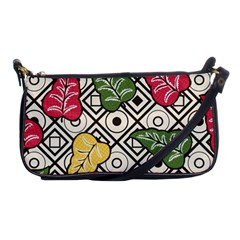 Leaves Foliage Batik Seamless Shoulder Clutch Bag by Amaryn4rt