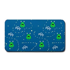 Funny Aliens With Spaceships Medium Bar Mats by SychEva