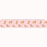 Cute Chihuahua With Sparkles On A Pink Background Small Bar Mats 24 x4  Bar Mat