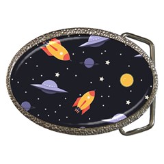 Cosmos Rockets Spaceships Ufos Belt Buckles by Amaryn4rt