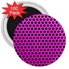 Metallic Mesh Screen 3  Magnets (100 Pack) by impacteesstreetweareight