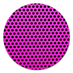 Metallic Mesh Screen Magnet 5  (round) by impacteesstreetweareight