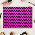 Metallic Mesh Screen Cosmetic Bag (XL) Back