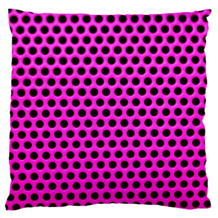 Metallic Mesh Screen Standard Flano Cushion Case (One Side)