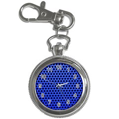 Metallic Mesh Screen-blue Key Chain Watches by impacteesstreetweareight