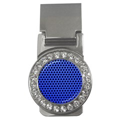 Metallic Mesh Screen-blue Money Clips (cz)  by impacteesstreetweareight