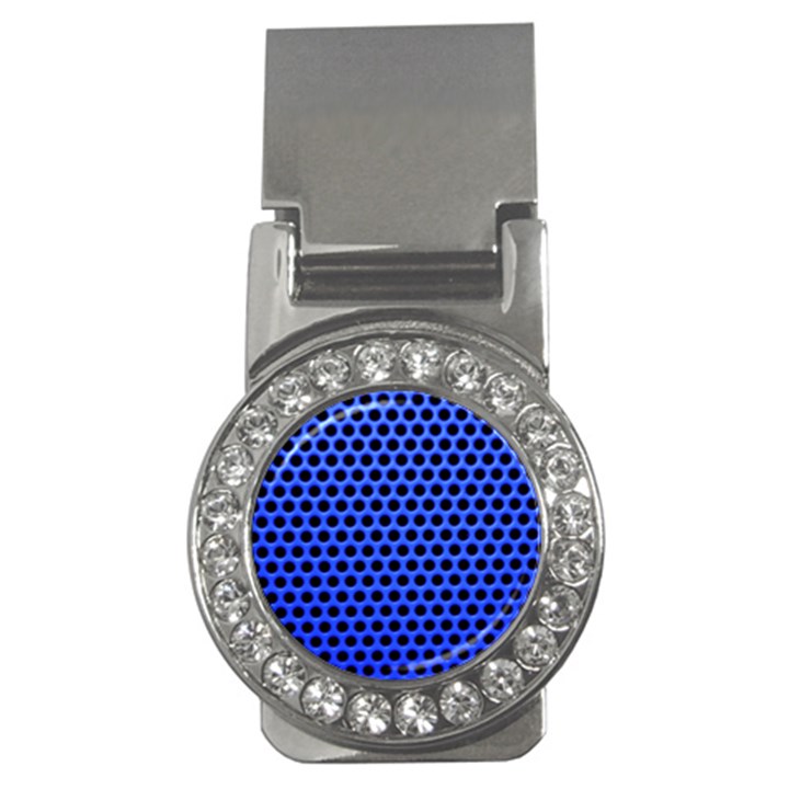 Metallic Mesh Screen-blue Money Clips (CZ) 