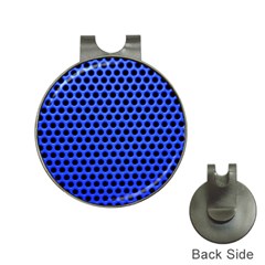 Metallic Mesh Screen-blue Hat Clips With Golf Markers by impacteesstreetweareight